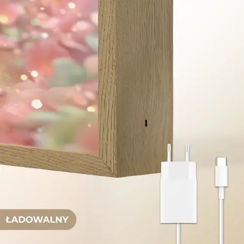 Fee - Bloemen - Roze Light Box met batterij (Wandlamp kind) middel -USP_websiteoplaadbaarNL