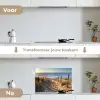 Strand - Zee - Nederland - Duinen - Zon keuken achterwand spatscherm klein -voor_na_NL