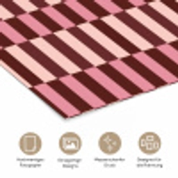 Roze - Rood - Blokjes poster papier klein 62 -tcloseup_DE