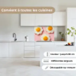 Eieren - Bloem - Roze keuken achterwand 2 middel -sfeer4_FR