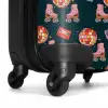 Retro disco 70s patroon kleurrijk NBS - Handbagage koffer - Volwassenen Unisex middel -wiel