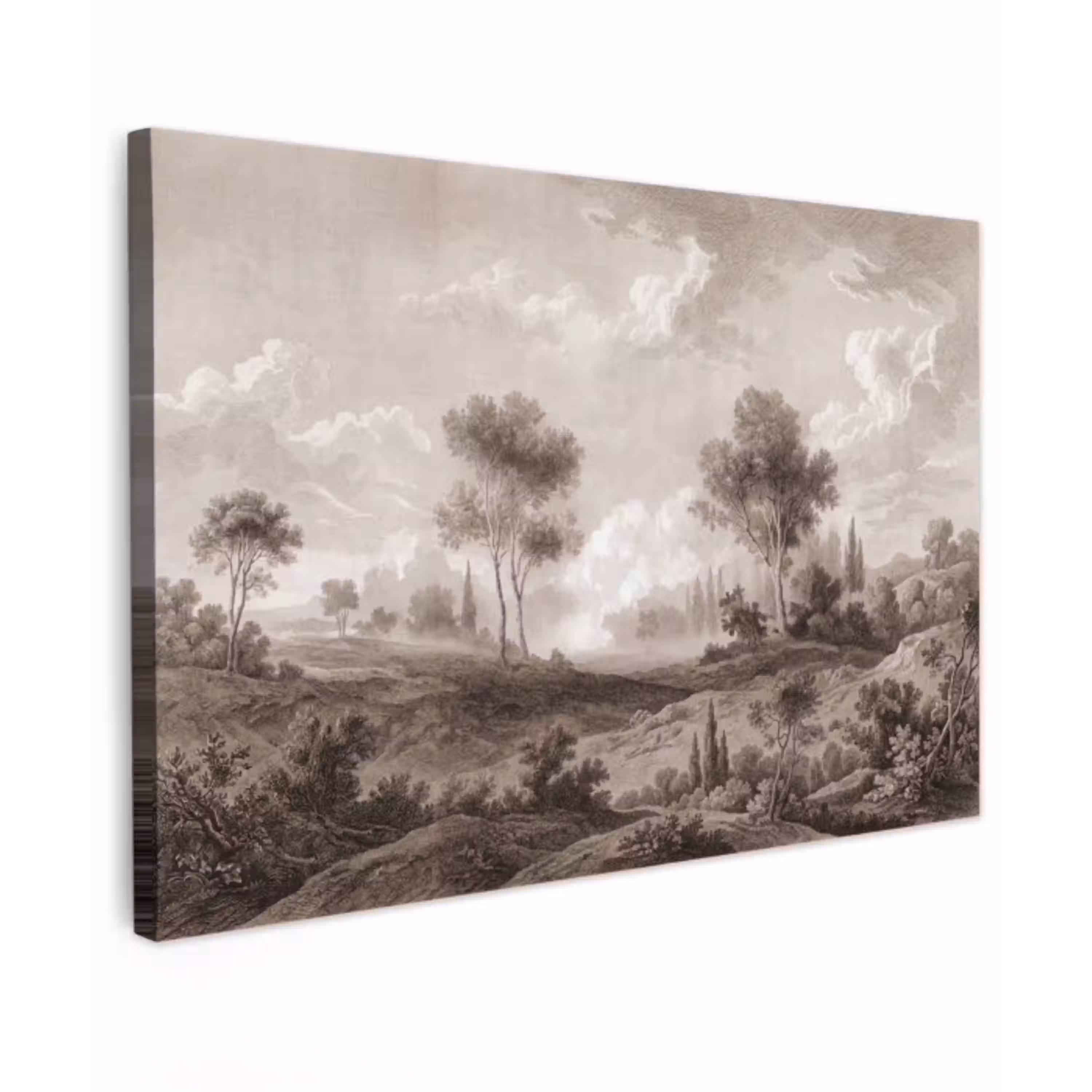 Klassiek - Landschap - Neutraal canvas 2cm klein -z3d