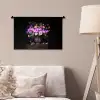 Neon - Vaas - Bloemen Wandkleed katoen klein -sfeer4