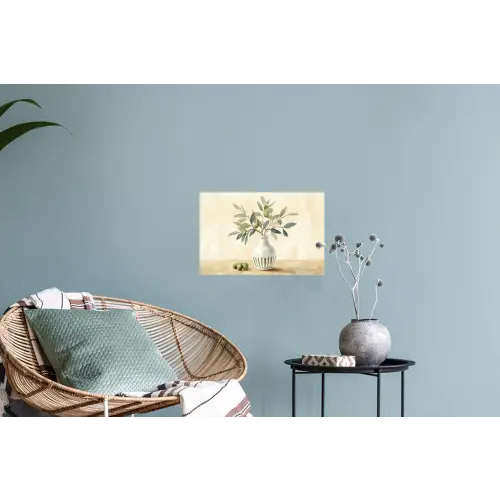 Vaas - Keramiek - Olijftakken Muursticker klein -plant