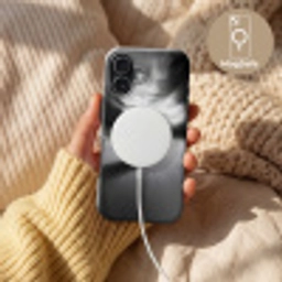 Golfbal - Wazig - Zwart Toughcase MagSafe Apple iPhone 17 klein -USP_MagsafeV