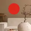 Rood - Kleur - Effen Wandcirkel behangsticker klein 186 -sfeer1