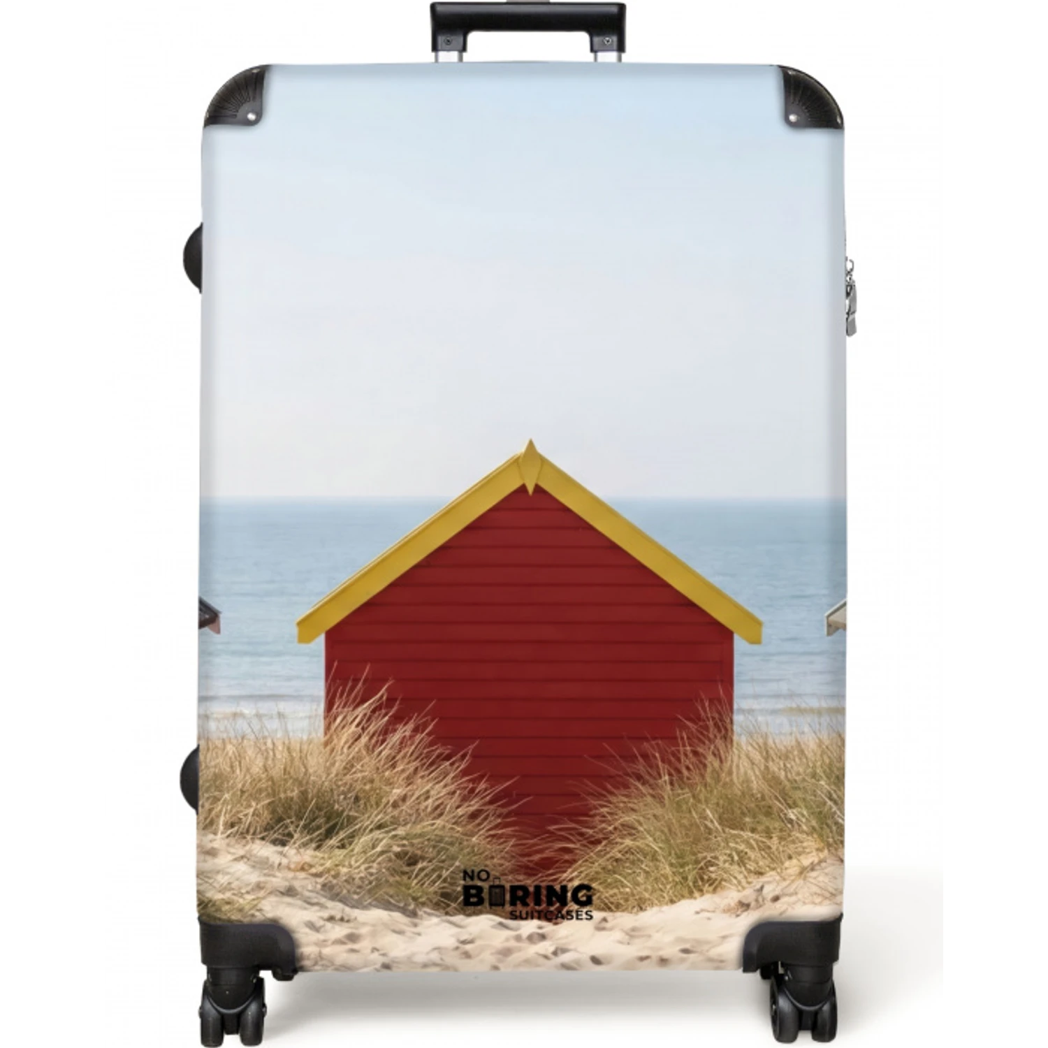 Strand - Huisjes - Kleurrijk - Duinen NBS - Large koffer - Volwassenen Unisex groot -zzzzzzzzkaufland2