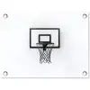 Basketbalbord - Minimalistisch - Zwart tuinposter los doek klein -3d