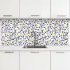 Patronen - Geel - Minimalistisch keuken achterwand 2 middel 871 -3d