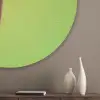 Hoorntje - Schepijs - Groen Akoestische PET Vilt - Rond klein -sfeer5_closeup