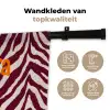 New era - Bordeaux - Zebraprint Wandkleed katoen klein -sfeer2