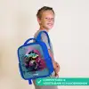 Monster Wheels Kinderrugzak - Blauw middel -sfeer3_NL