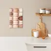 Macarons - Beige - Bruin KitchenYeah - Keuken - Canvas klein -sfeer1