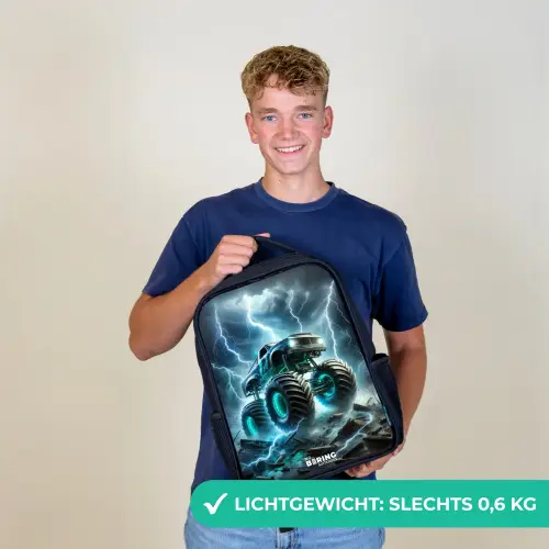 Thunder Wheels Rugzak - Zwart middel -sfeer7_NL