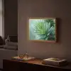 Blad - Plant - Groen - Textuur Light Box met batterij (Wandlamp) middel -sfeer1