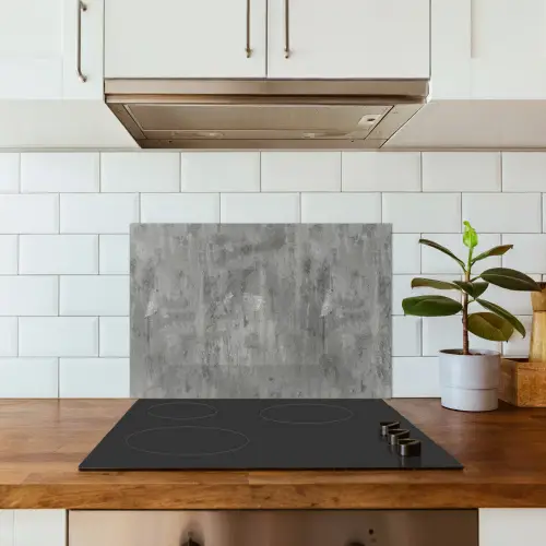 Roest - Beton - Patroon keuken achterwand spatscherm klein 900 -sfeer2