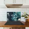 Kwallen - Zee - Wit - Golven keuken achterwand spatscherm klein -sfeer2