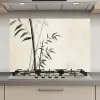Japandi - Bamboe - Beige keuken achterwand spatscherm klein -3d_website