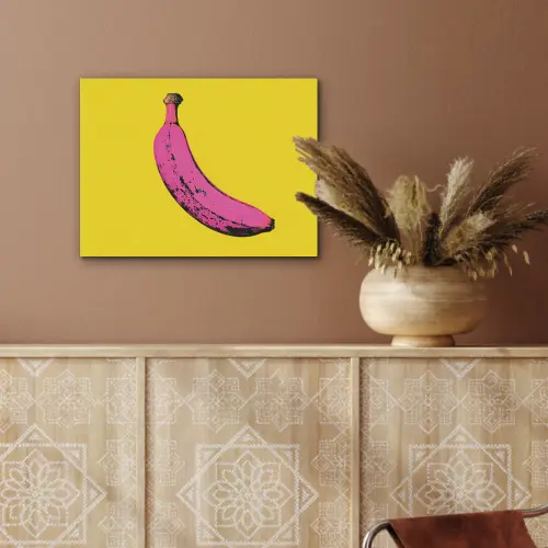 Banaan - Grafisch - Geel PET vilt klein -sfeer4