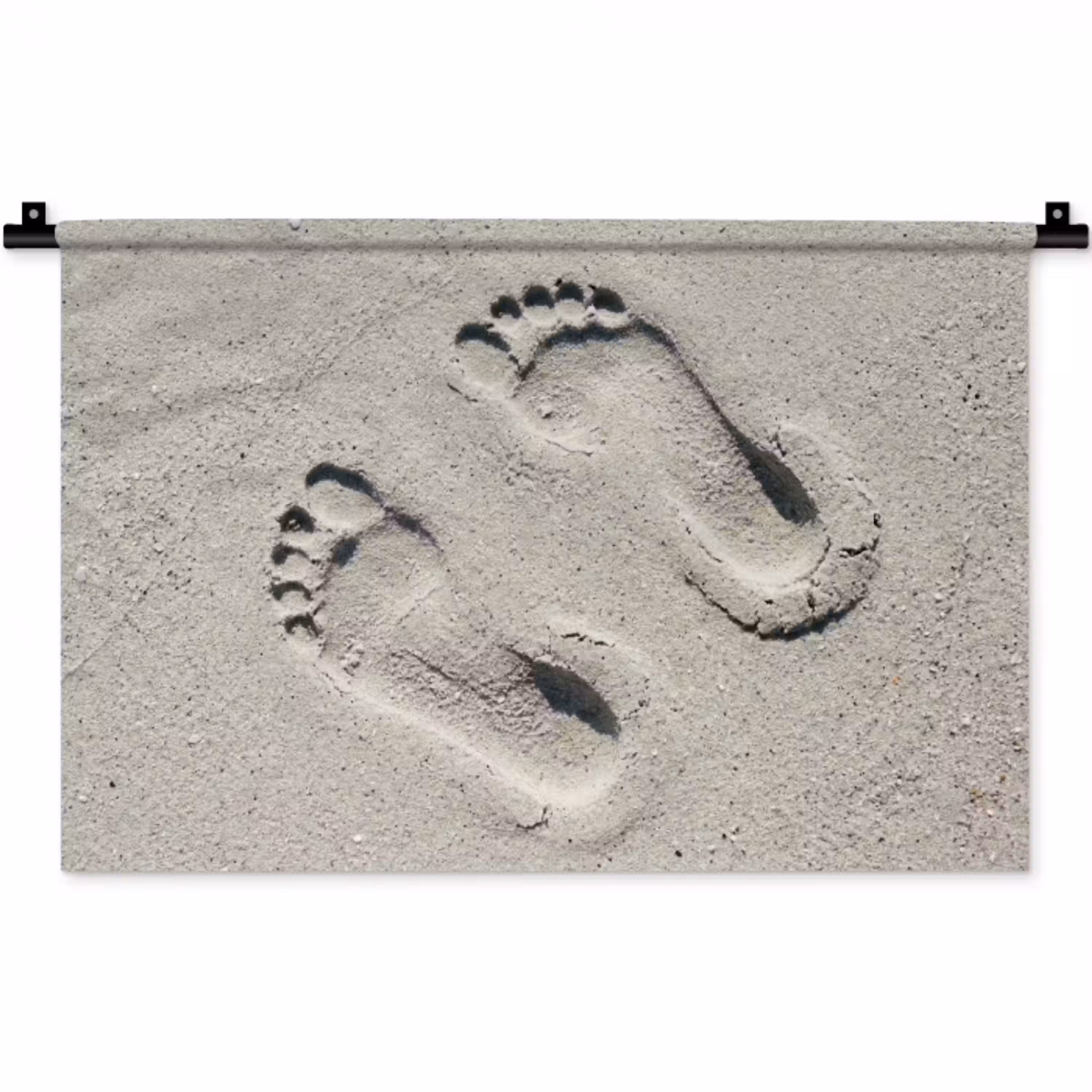 Voeten - Zand - Zee Wandkleed katoen klein -zz3d