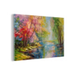 Olieverf - Landschap - Natuur - Kleurrijk plexiglas 5mm klein -z3d