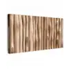 Hout - Stam - Lichtbruin Tuinposter op houten frame 2 cm dik xxl -3d