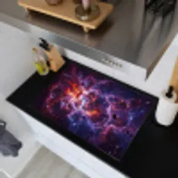 Space - Stars - Abstract - Colorful Inductie beschemer met haakjes klein -sfeer1