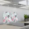 Bladeren - Jungle - Pastel - Tropisch keuken achterwand spatscherm klein -3d_schuin
