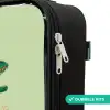 Dino - Natuur - Groen Kinderkoffer - Zwart klein -rits_NL