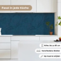 Abstract - Patroon - Donkerblauw - Elegant keuken achterwand 2 middel 871 -sfeer4_DE