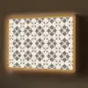 Bladvorm - Klassiek - Kleurrijk Light Box met batterij (Wandlamp) middel 907 -z3d_website