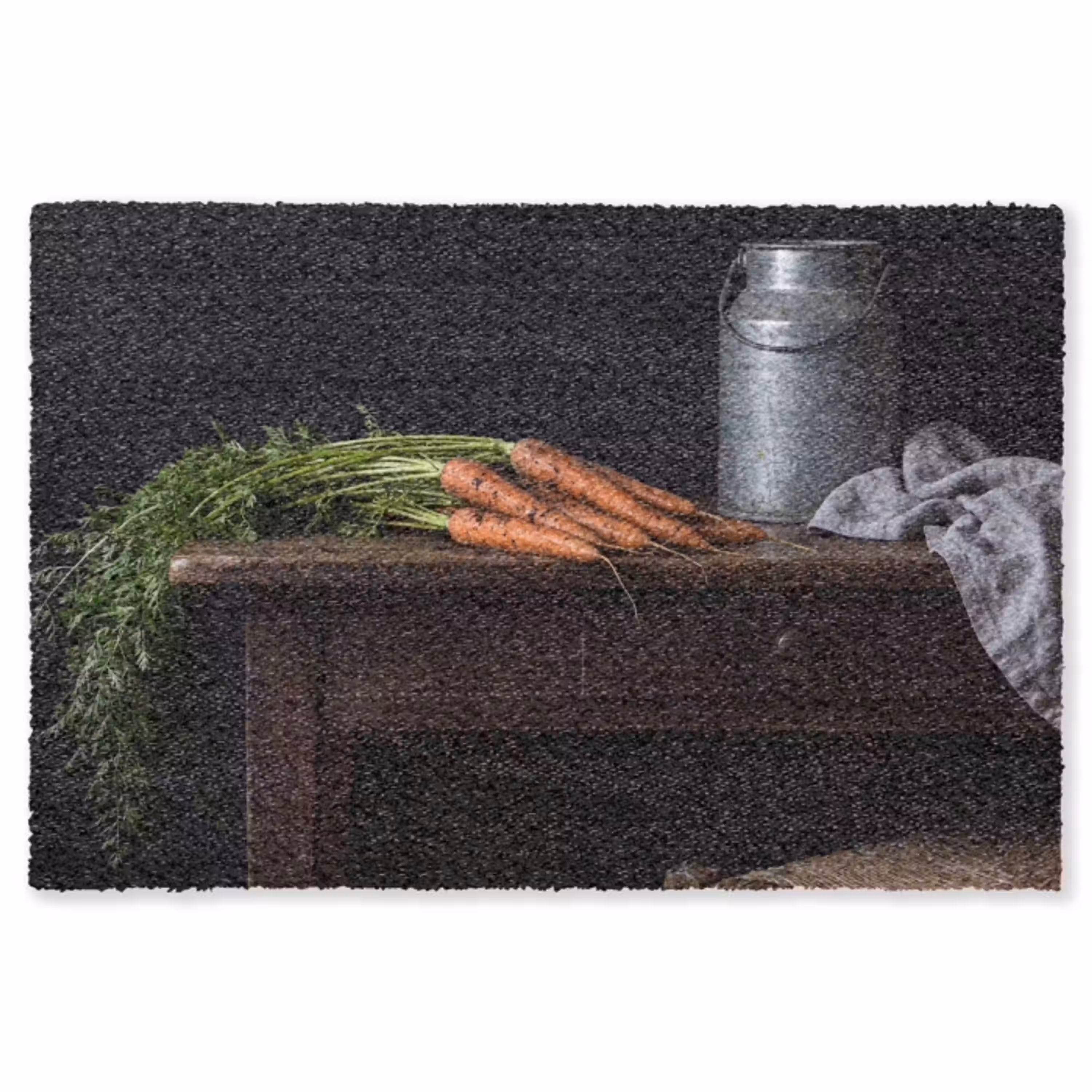 Groenten - Rustiek - Stilleven Vloerkleed Rechthoek klein -3d
