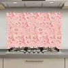 Vloeiend - Olieverf - Roze keuken achterwand spatscherm klein 900 -3d_website