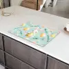 Konijn - Eieren - Takjes Inductie beschermer vinyl 3mm klein -sfeer8
