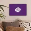 Passievrucht - Zaadjes - Paars - Minimalistisch canvas 2cm klein -sfeer1