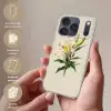 Lelie - Elegant - Botanisch - Beige Telefoonhoesje iPhone 17 Pro klein -sfeer3_NL