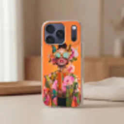 Vlinders - Vrouw - Zonnebril - Kleurrijk Telefoonhoesje iPhone 17 Pro klein -sfeer2