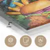 Fastfood - Graffiti - Hamburger - Eten - Modern plexiglas 5mm klein -sfeer2