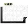 Design - Geometrie - Patronen - Abstract Inductie beschemer met haakjes klein 777 -3d