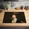 Vrouw - Victoriaans - Portret Inductie beschermer vinyl 3mm klein -sfeer5