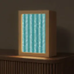 Zwembad - Strepen - Groen Light Box met kabel (Tafellamp) klein 925 -z3d_website