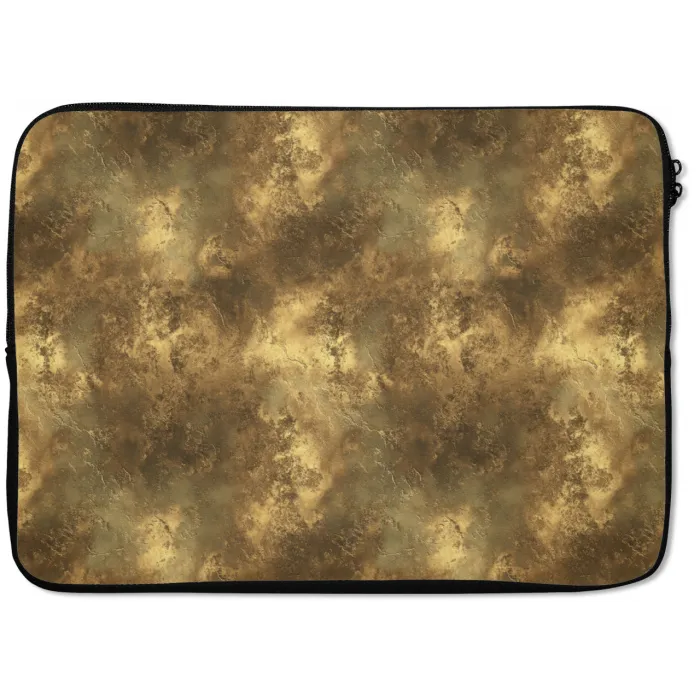 Antiek - Metaallook - Goud laptophoes neopreen klein 279 -zkaufland3dotto