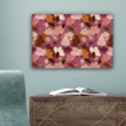 Bloem - Patroon - Roze canvas 2cm klein 34 -sfeer4