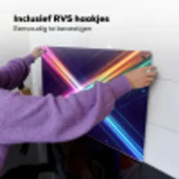 Kruisen - Lasterstralen - Neon Inductie beschemer met haakjes klein -ky-ophangen-nl