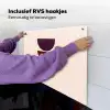Harmonieus - Symmetrisch - Rood Inductie beschemer met haakjes middel -ky-ophangen-nl