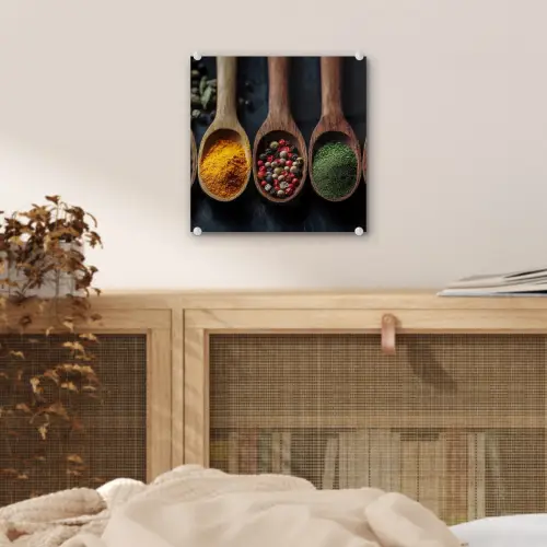 Houten - Lepels - Specerijen - Kruiden plexiglas 5mm klein -sfeer4