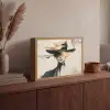 Vrouw - Hoed - Verf Light Box met batterij (Wandlamp) middel -sfeer2