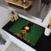 Vrouw - Groen - Modern - Bril - Abstract Inductie beschemer met haakjes klein -sfeer1