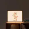 Dino - T-Rex - Oranje Light Box met batterij (Wandlamp kind) middel -sfeer1_kind