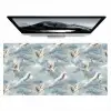 Wolken - Kraanvogels - Blauw Muismat XXL klein 681 -zzz3d
